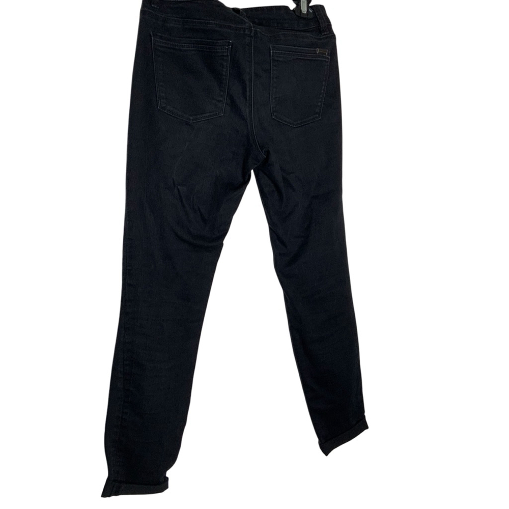 White House Black Market black skinny jeans with distressed knees. Size 6R - Picture 4 of 5